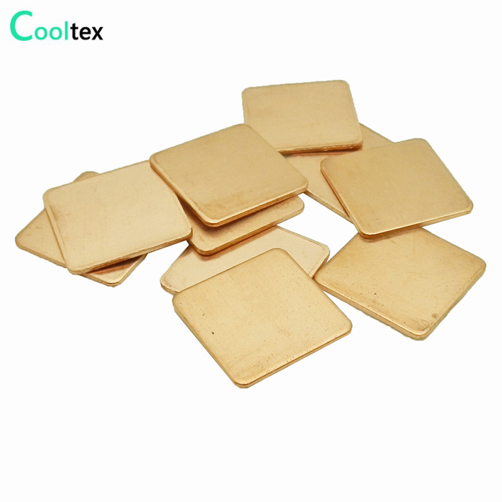 Laptop Cooling Pad - 10pcs Copper Shim Sheet Heatsink Thermal