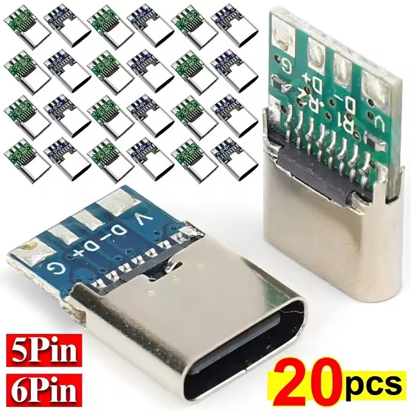 Usb C Hub - USB Type C Connectors 5 Pin/6
