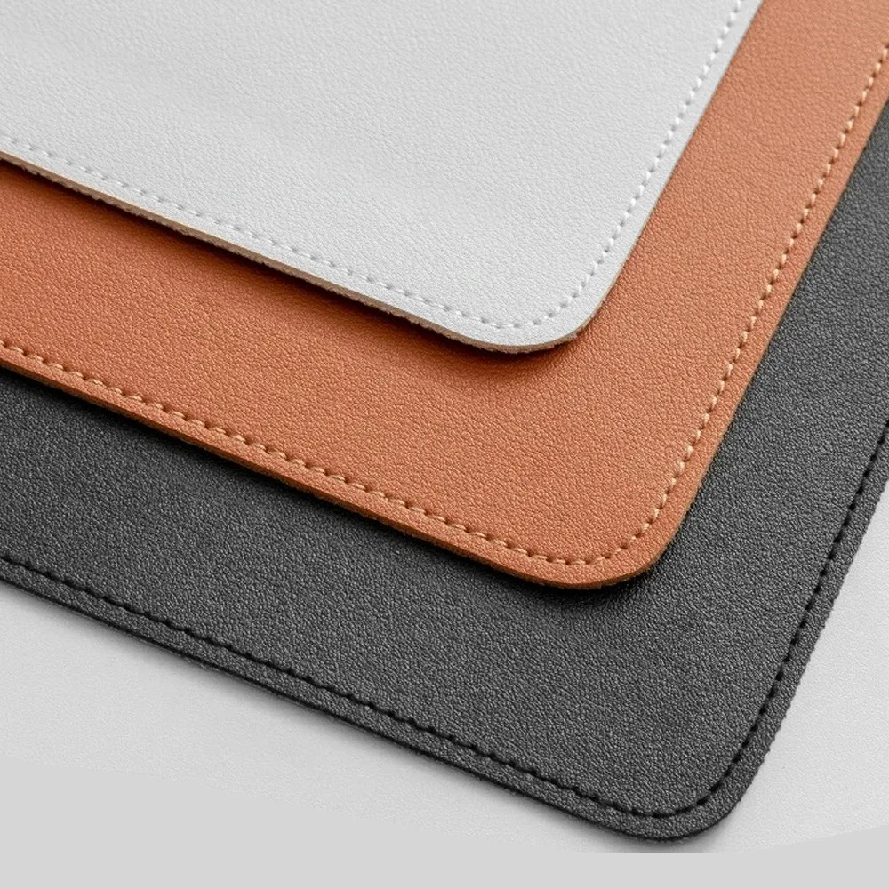 Laptop Mouse - PU Leahter Office Desk Pad Soft