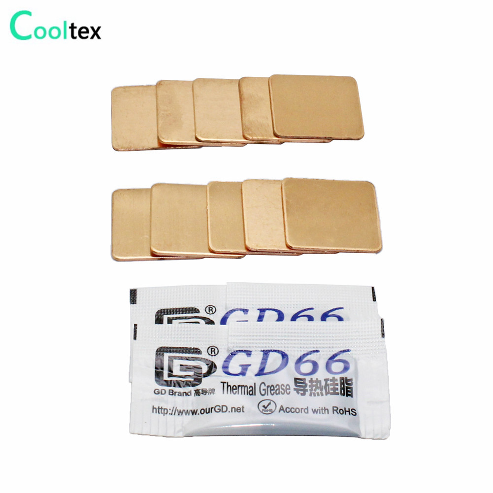 10pcs Copper Shim Sheet Heatsi - Laptop Cooling Pad 评论和价格