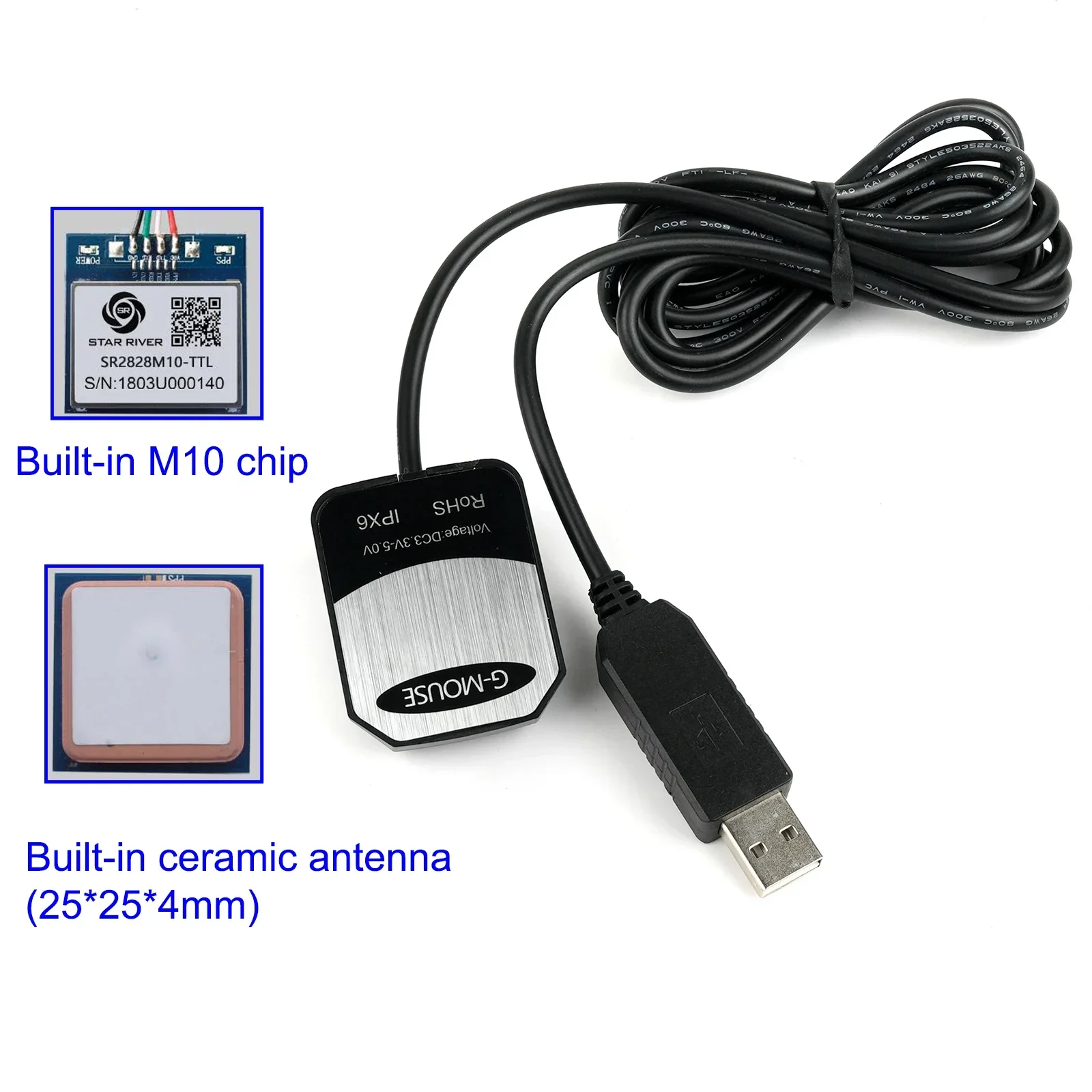 M10 G-Mouse USB GPS Module wit - Laptop Mouse 评论和价格