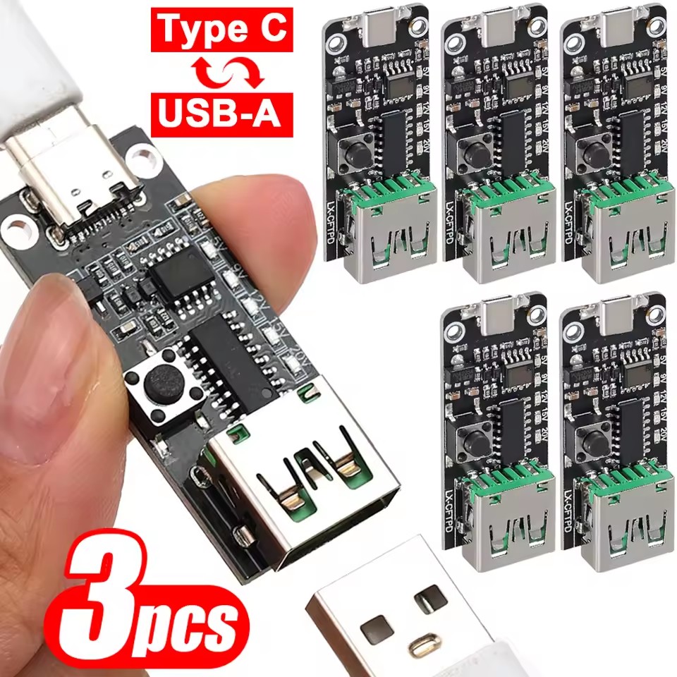 1-3PCS USB-C 5A PD Trigger Boa - Usb C Hub 评论和价格