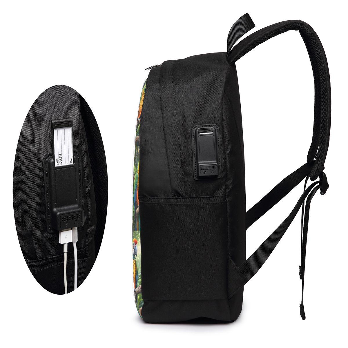 Cute Macaw Parrots Backpack Tr - Laptop Bag 评论和价格